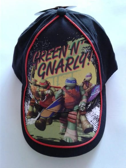 Turtles Cap/Pet zwart voor kinderen maat 54 cm