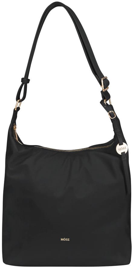 MŌSZ Dames schoudertas hobo nylon - zwart
