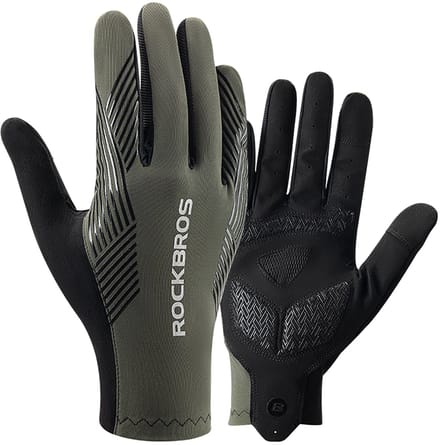 Rockbros cycling gloves spring/summer/autumn full size: M - green