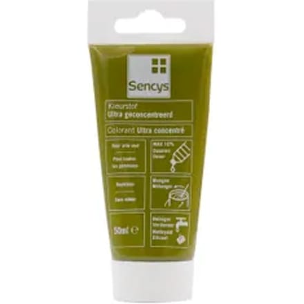 Ultra Geconcentreerde Kleurstof Voor Verf Sencys Anijs Groen 50ml