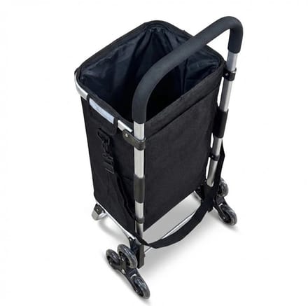 NBAP® Winkeltrolley - Trolley - Boodschappentrolleys - Zwart