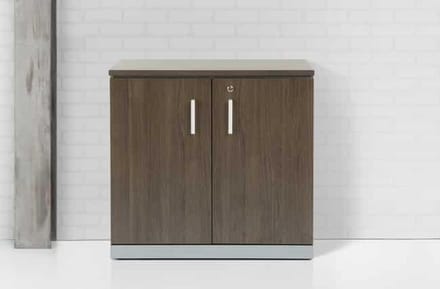 Modulaire draaideurkast Chief 85x90x42cm in Wit met Wit ombouw