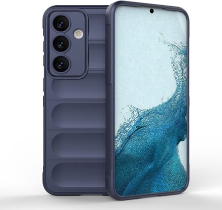 Solidenz AeroGrip geschikt voor Samsung Galaxy S24 Plus hoesje - Donkerblauw