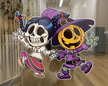 Raamsticker Halloween Herbruikbaar | Halloween Decoratie | Halloween Versiering voor het Raam | Medium