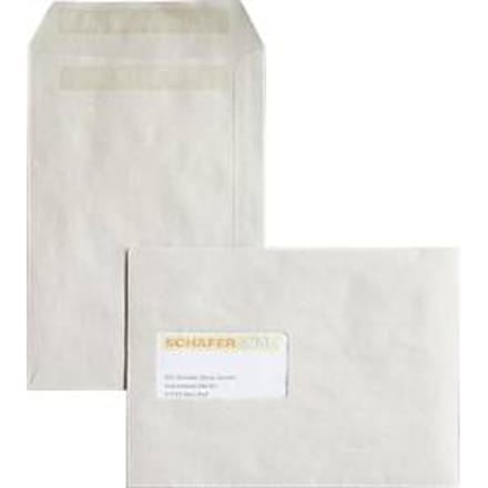 Verzendenveloppen, C5, 80 g/m², met venster, zelfklevend, 500 st.