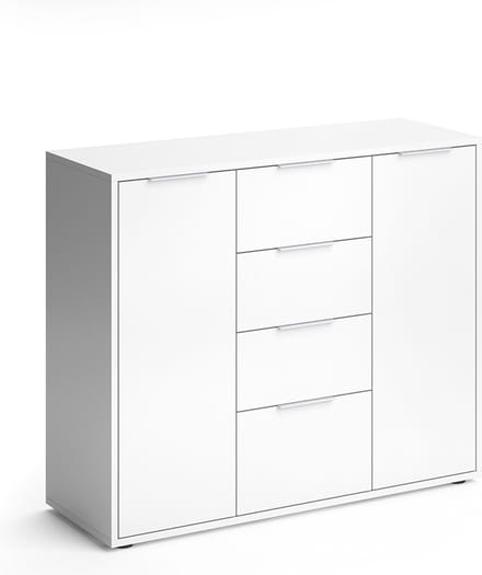 Vicco Leon Dressoir – 35 x 84 cm Wit