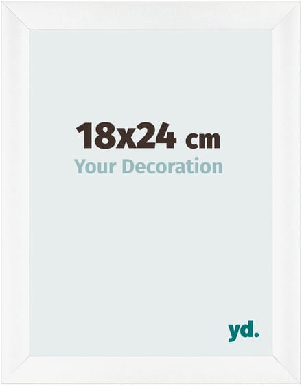 Your Decoration - Fotolijst 18x24 cm - MDF - Wit Mat - Pisa
