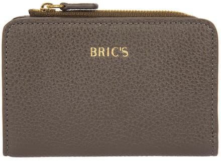 BRIC'S Leren portemonnee Gondola Mughetto Wallet Swamp Taupe