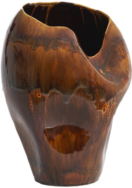Light & Living - Vaas AZURA - 26x24.5x35 cm - Bruin