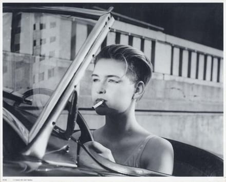 Mini zwart-wit poster - Annick - Alain Daussin - 24x30 cm