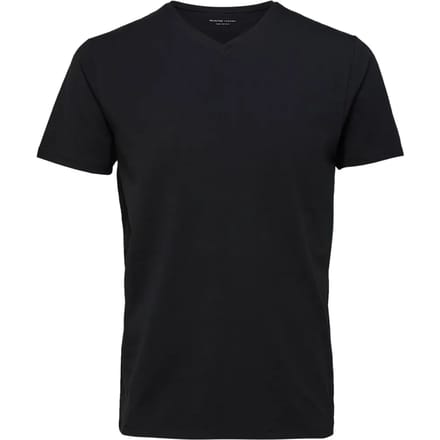 T-shirt Selected manches courtes Col V Newpima