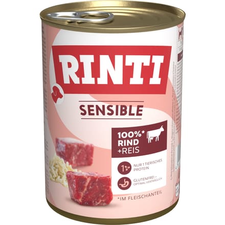 Rinti Sensible 6 x 400 g - Rund & Rijst