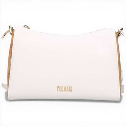 Alviero Martini 1 Classe Monogram vrouw witte schoudertas met all-over logo en Geo Details