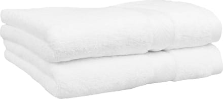 Dusk till Dawn Douchelaken 70x140 cm 650 gram/m2 Wit - Set van 2