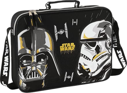Star Wars - Schoudertas - Laptoptas - Fighter Zwart (38 x 28 x 6 cm)