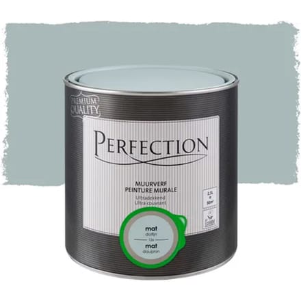 Perfection Ultradekkend Muurverf - Mat - Dolfijn - 2,5l
