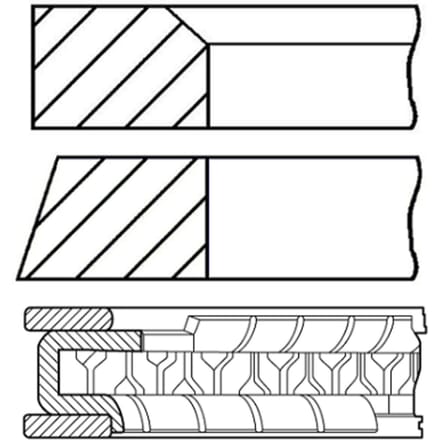 Goetze Engine Zuigerveren set GOETZE 08-447200-00