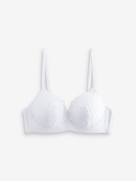 Next - Dames - Ultimate Comfort beha met kant en vulling, zonder beugels - Wit