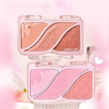HOLD LIVE - Triple-Color Powder Blusher (3-4) #H04 - 9g