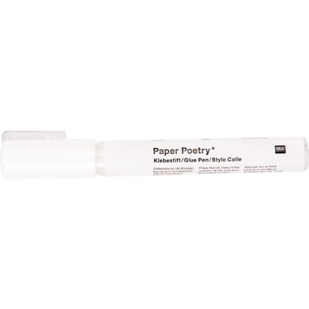 Papieren poëzie lijmstick - 4 mm
