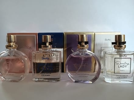 sentio eau de parfum set van 4 stuks – dazzling lady - suffix - single lady - inter feer - women -15ML