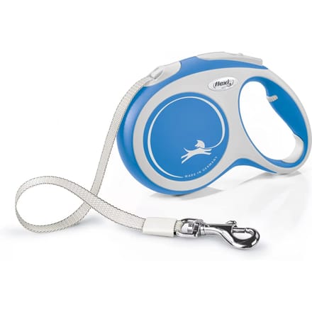 Flexi New Comfort L Tape Leash 5m 60kg Blue