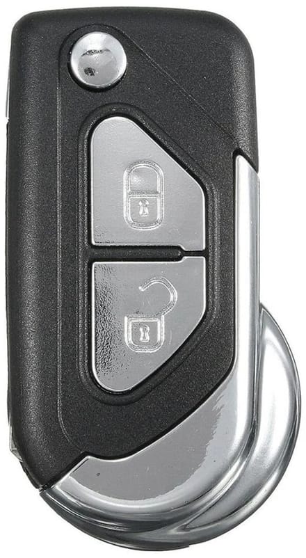 XEOD Autosleutelbehuizing - sleutelbehuizing auto - sleutel - Autosleutel / Geschikt voor: Citroen DS3 - 2 knops VA2
