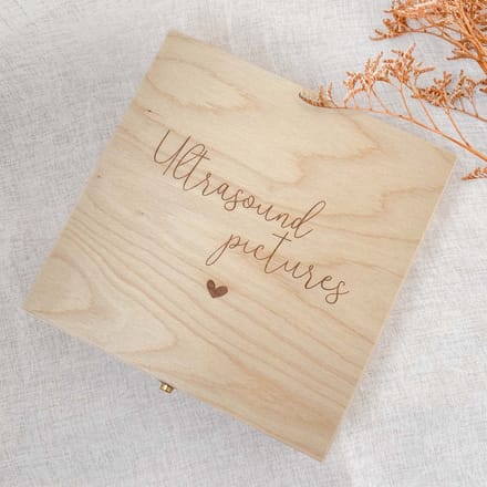 Fien & Feau - Bewaarkistje - Ultrasound pictures - herinneringen
