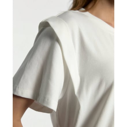 AAIKO Romee Co 177 Tops & T-shirts Dames - Shirt - Wit - Maat M