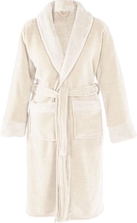 TISECO HOME STUDIO - Badjas - CHENILLE - S/M - 100% polyester - Ivoor