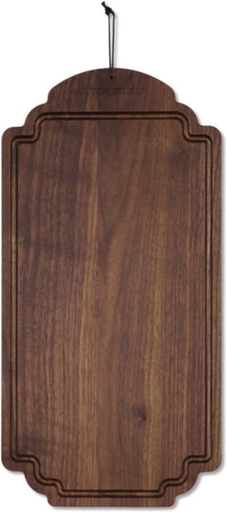Dutchdeluxes - Luxe - Geoliede walnoot - Ontbijtplank - Serveerplank - Snijplank - 37.5 x 19 cm - Bruin