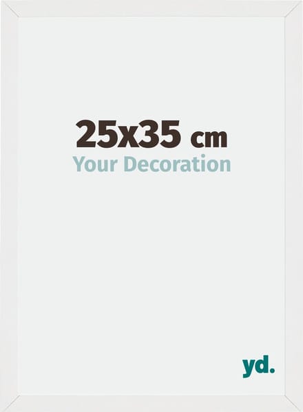 Your Decoration - Fotolijst 25x35 cm - MDF - Wit Hoogglans - Mura