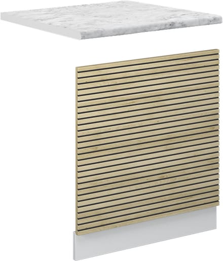 Vicco Fame-Line Frontpaneel – 60 cm, WB Marmer Eiken paneel