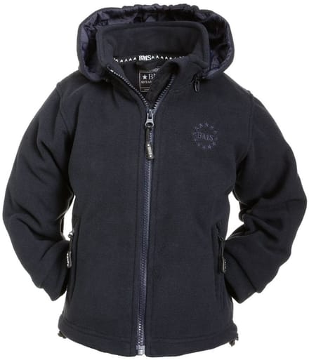 BMS Kinder Windsmoother Kids-jassen met capuchon, marineblauw