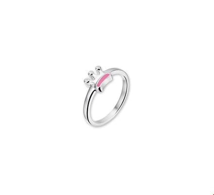 Zilver Gerhodineerd Ring kroon - PSN1322483