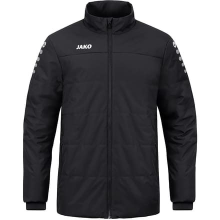 Jako Team Coachvest Heren - Zwart | Maat: 4XL