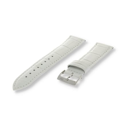 Morellato PMX017BOLLE IG Horlogebandje - Leer - Wit - 12 mm