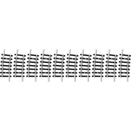 N Minitrix rails 14919 Gebogen rails 261.8 mm 7.5 ° 261.8 mm 10 stuk(s)