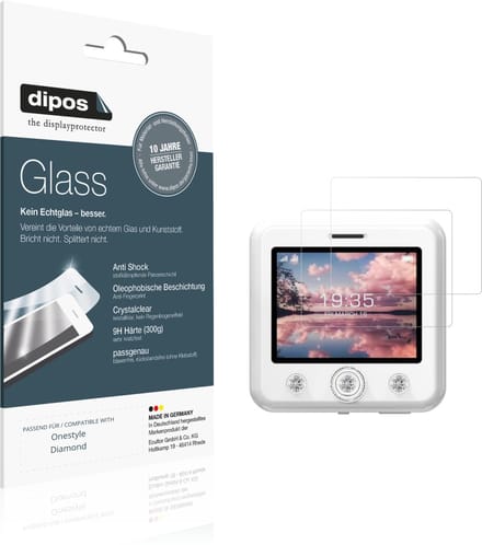 dipos – 2x Pantserfolie geschikt voor Onestyle Diamond | 9H Screenprotector