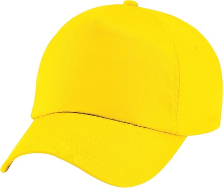 Beechfield Unisex Junior Junior 5 Panel Baseball Cap (Geel)