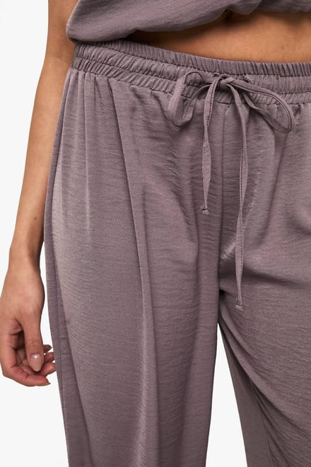 boohoo Dames Geweven wijde broeken | Mocha | Maat: 16