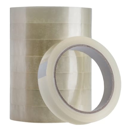 Plakband Quantore 19mmx66m transparant | 8 stuks