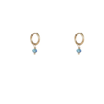 Day&Eve by Go Dutch Label Oorhangers 1 kraal Blue