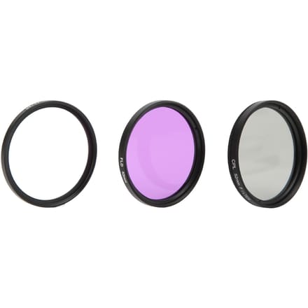 3-delige set Multi-Coated Lensfilter Kit UV CPL FLD Lensfilter Set voor Digitale Camera pink