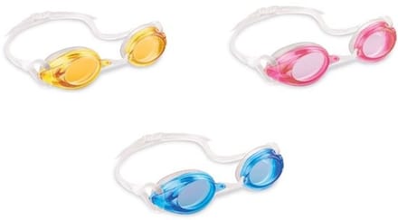 Duikbril zwembril voor kinderen SPORT Intex geel