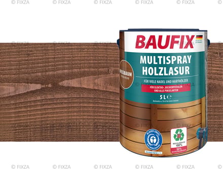 BAUFIX Multispray houtbeits 5 liter (Walnoot, zijdeglans)