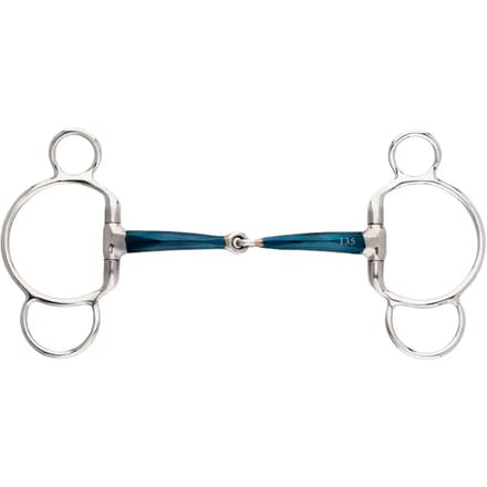 Mors 3 of 4 ringen voor paard simpele breuk Kavalkade Ergonomic