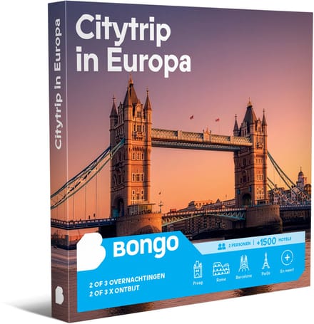 Bongo Bon -Citytrip In Europa- Cadeaukaart