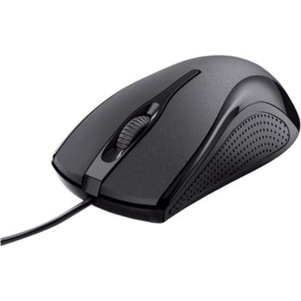 Hama Muis USB Optisch Zwart 3 Toetsen 1200 dpi Muisknoppen, Geïntegreerd scrollwiel, Ergonomisch
