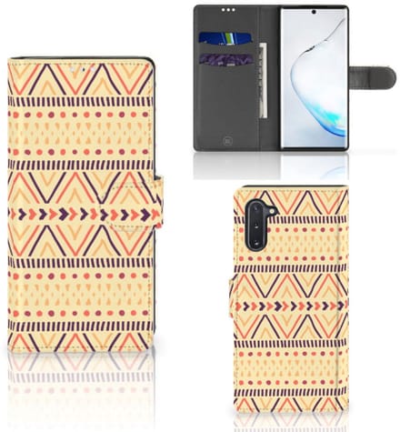 Samsung Galaxy Note 10 Telefoon Hoesje Aztec Yellow